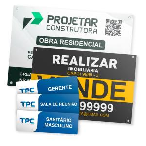 PLACA PS ADESIVADA     Corte Reto 